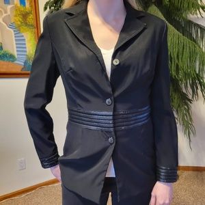 Vintage Alberto Makali Women's Black Blazer Jacket Size 10